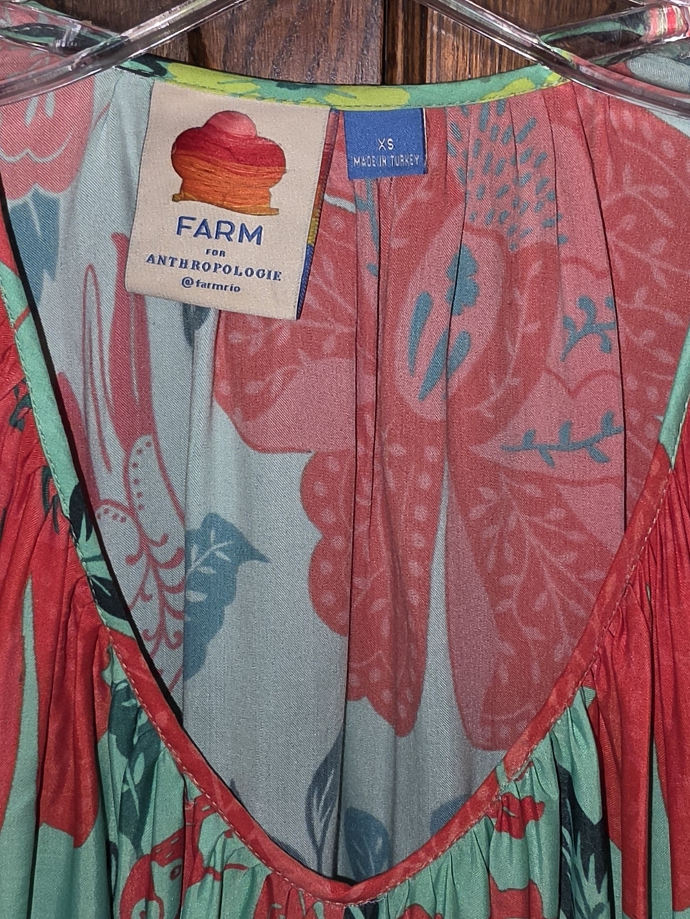 FARM RIO X ANTHROPOLOGIE Sz. XS $328 - Picture 6 of 8